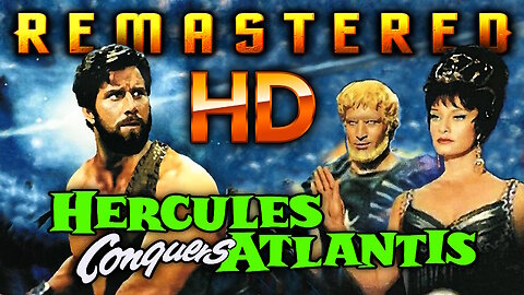 Hercules Conquers Atlantis - AI REMASTERED - HD - Starring Reg Park