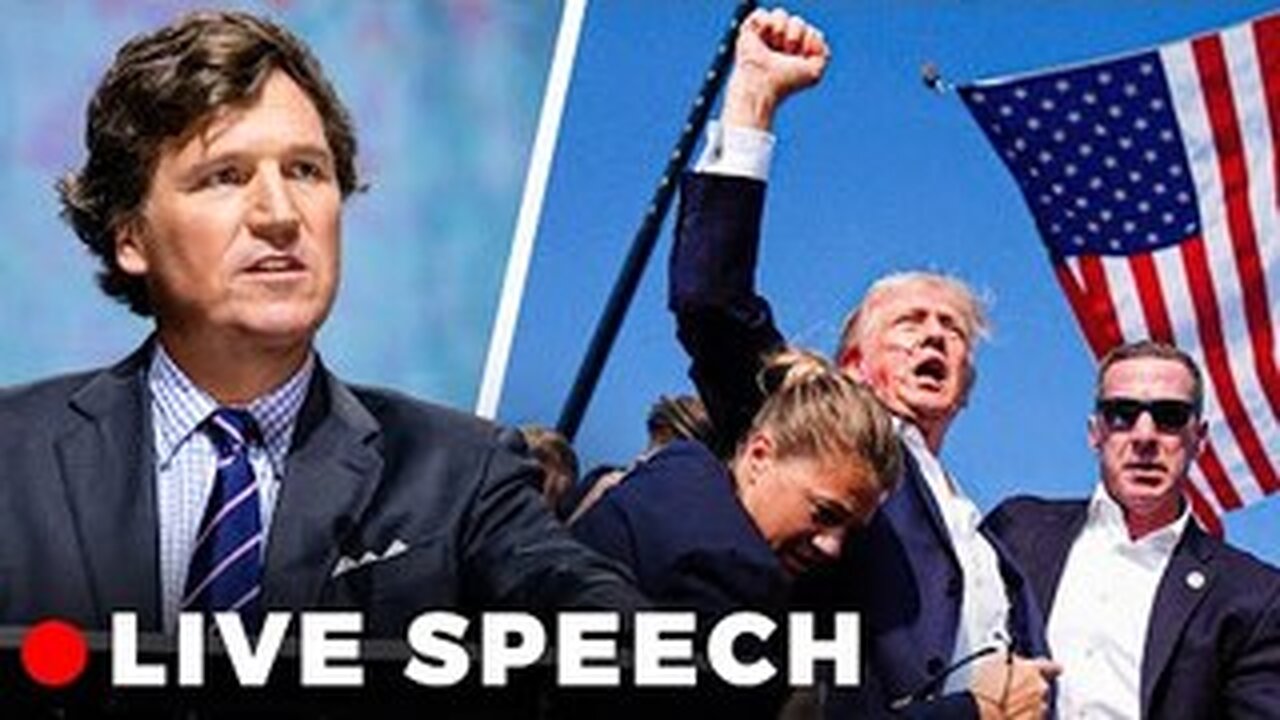 Tucker Responds to Trump Assassination Attempt | Milwaukee, WI Speech