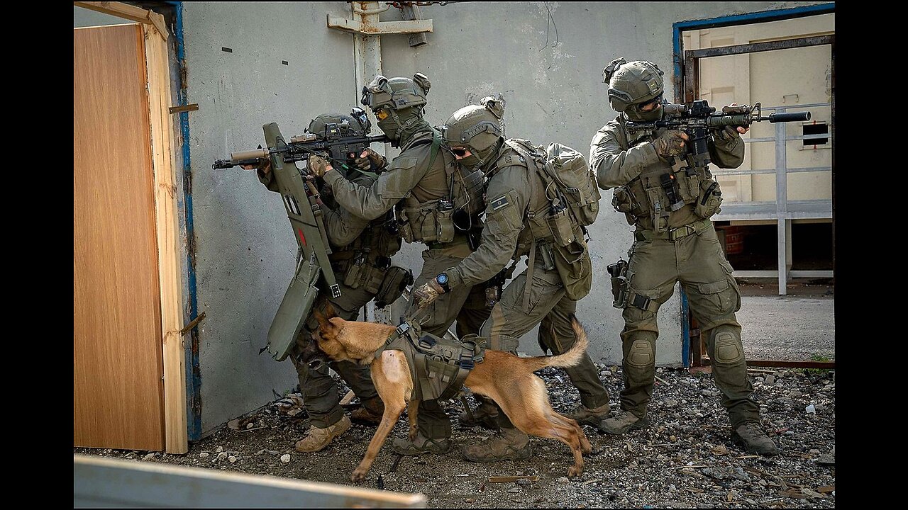 Israeli komando unit Yamam National Counter-Terrorism Unit in action