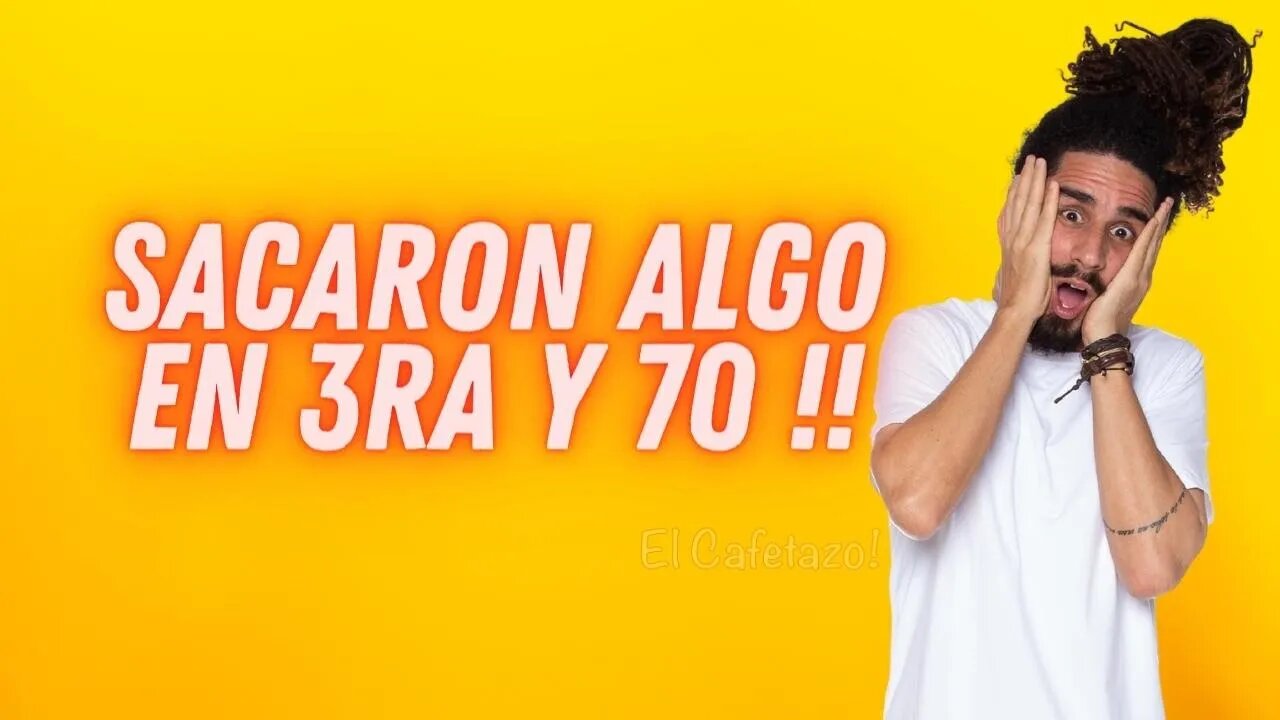 Sacaron algo en 3ra y 70 !!!.