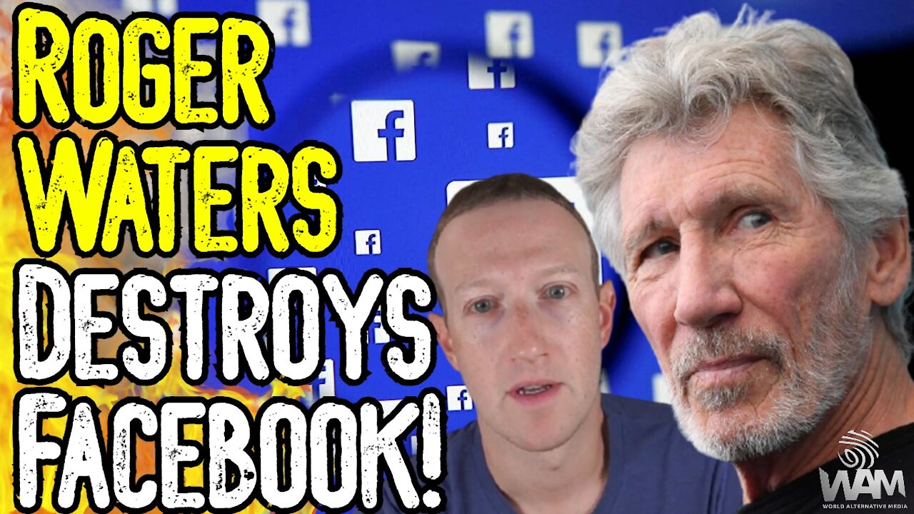 Roger Waters DESTROYS Facebook! - Calls Out Censorship & FLIPS OFF ZUCKERBERG!