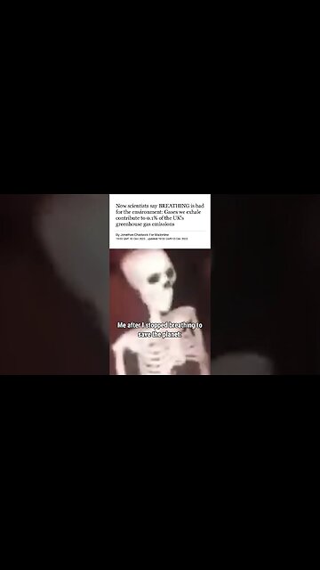 YOU are the carbon the want to reduce