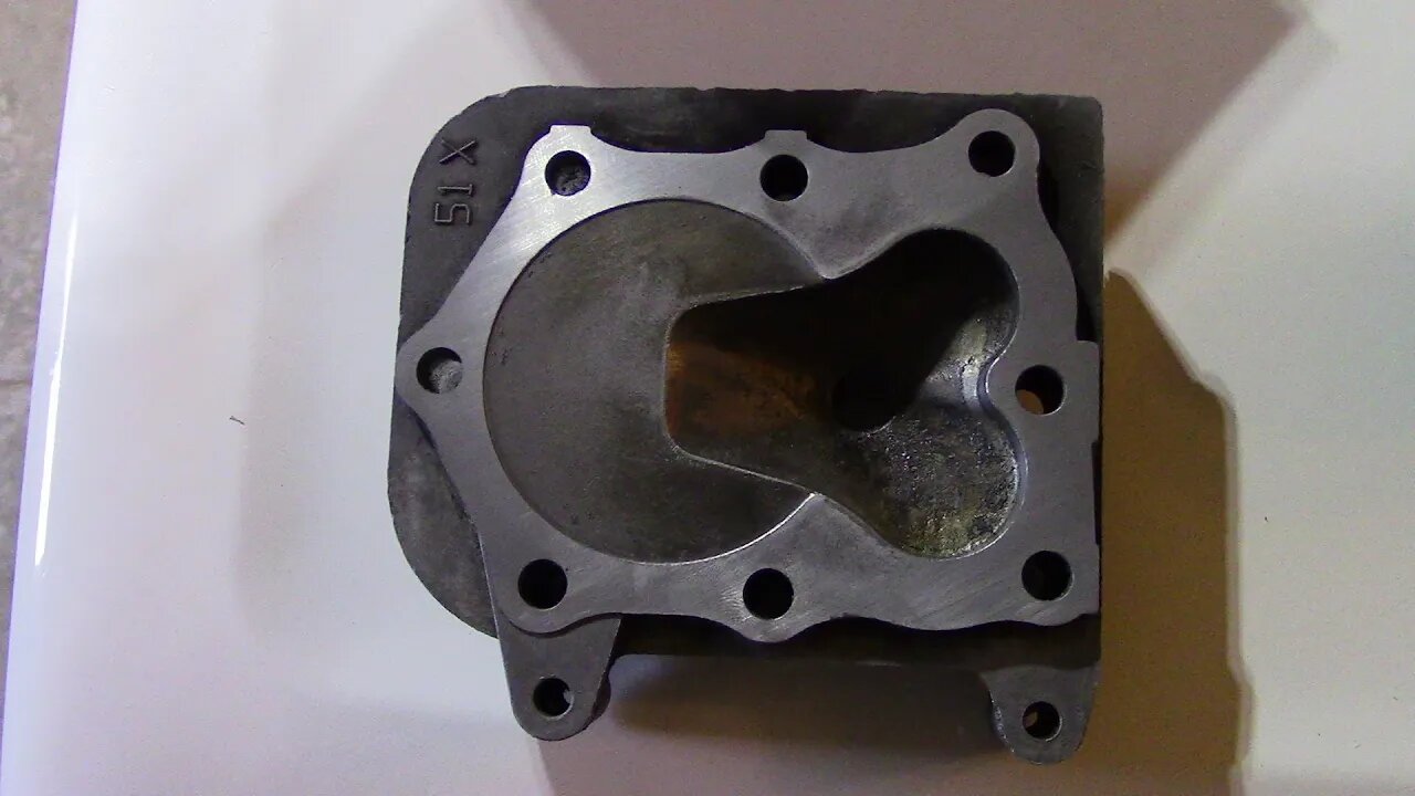 Warped head resurfacing on a small engine