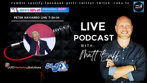Peter Navarro - Matt Buff Show Live Interview