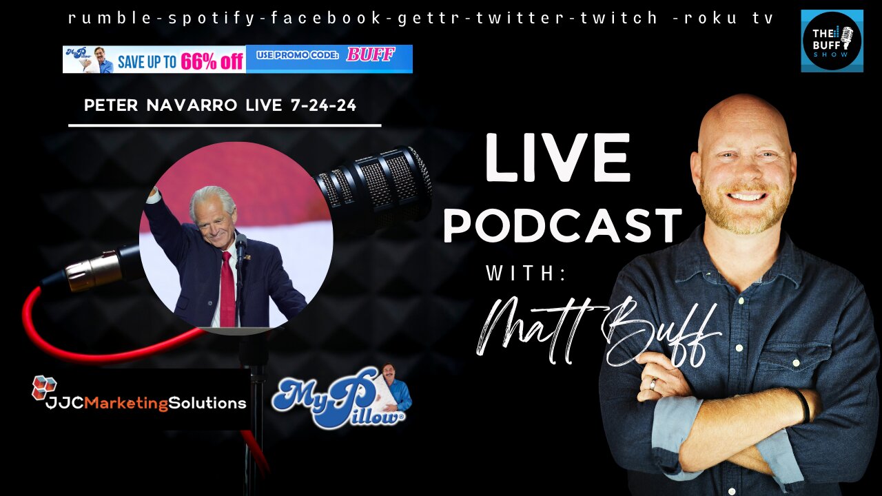 Peter Navarro - Matt Buff Show Live Interview