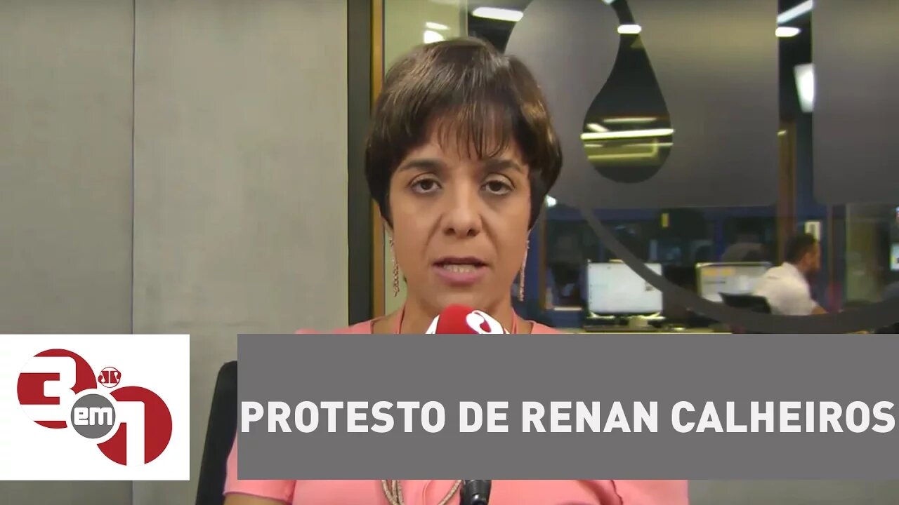 Vera: protesto de Renan Calheiros se justifica por disputa de cargos