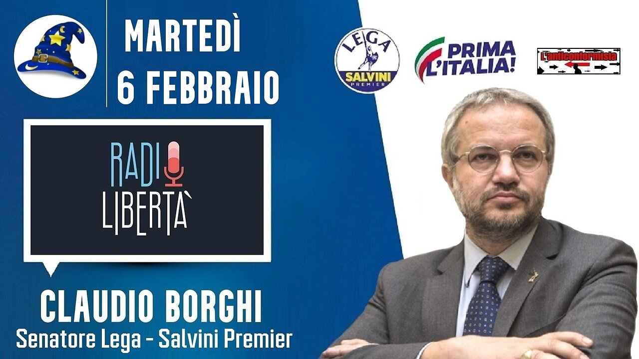 🔴 55ª Puntata della rubrica Scuola di Magia di Claudio Borghi su Radio Libertà (06/02/2024)