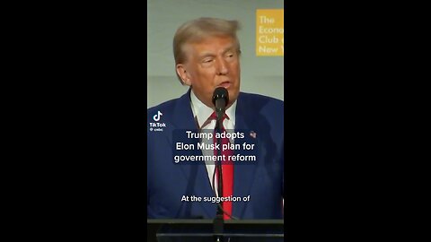 Trump Speaks On Government Reform