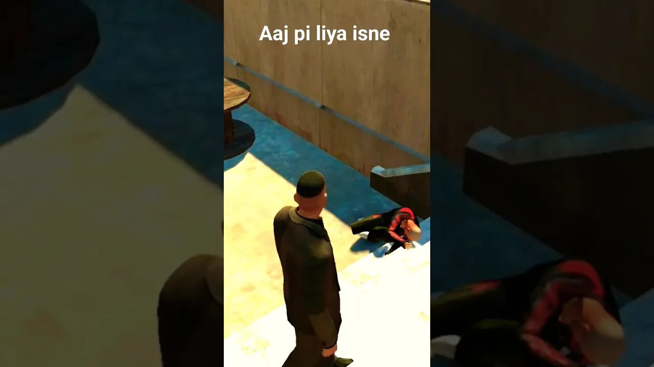 Mori ajj pi ke gir gya #crazy #moments #gta #gaming #ytshorts #gaming#raosahab #system