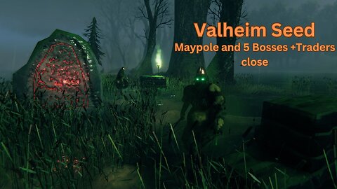 Valheim Seed - Maypole and 5 Bosses +Traders close - NKZ6b5wjcs