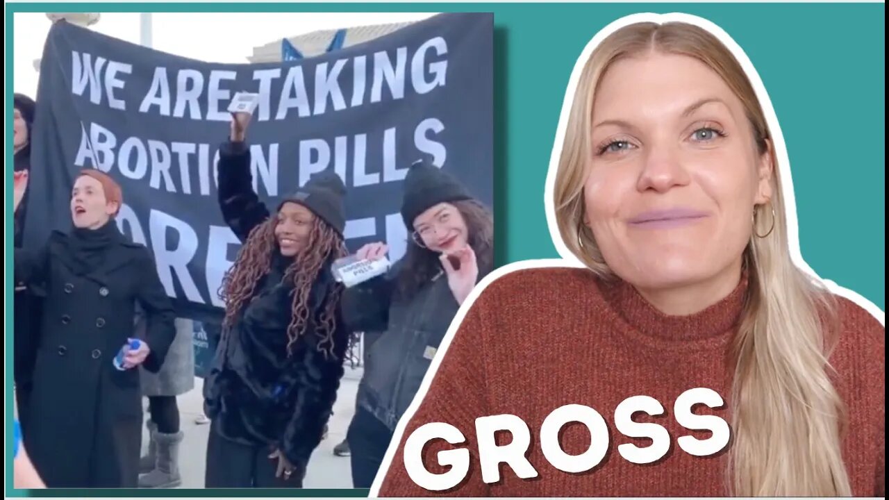 Abortionists Swallow Abortion Pills Protesting LIFE!