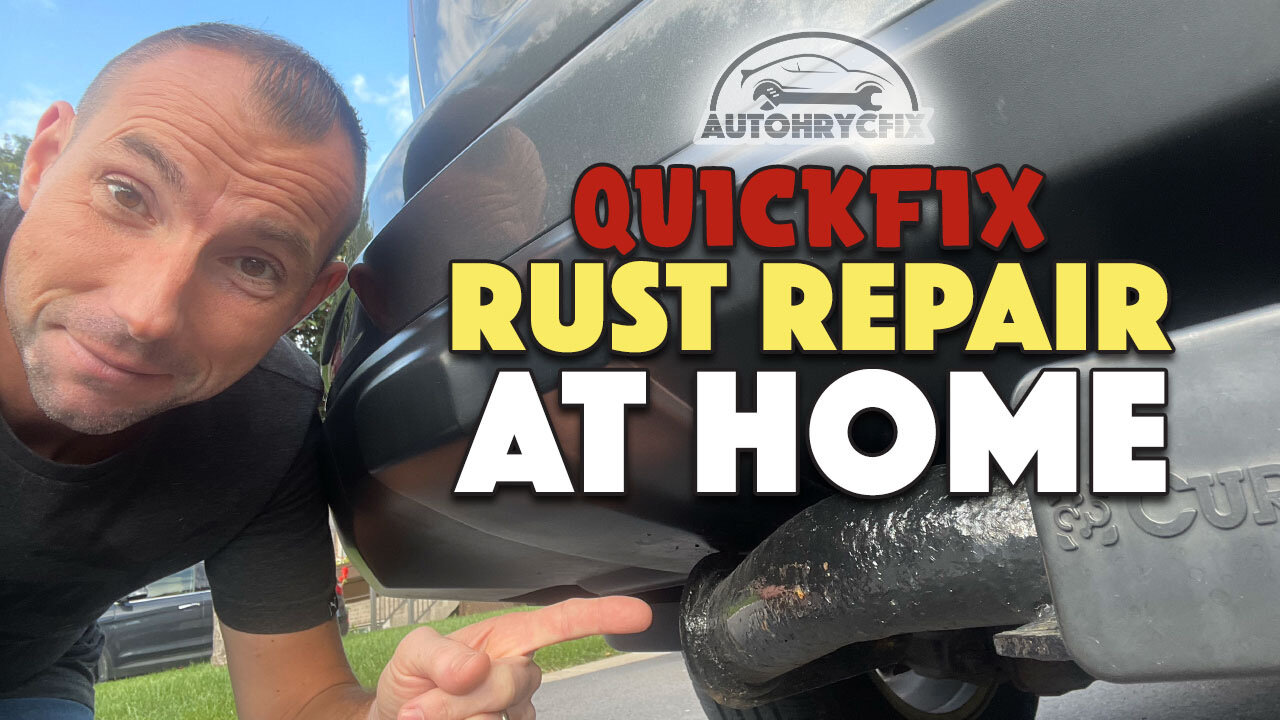 How to remove rust from trailer hitch..... Quick Fix rust repair!