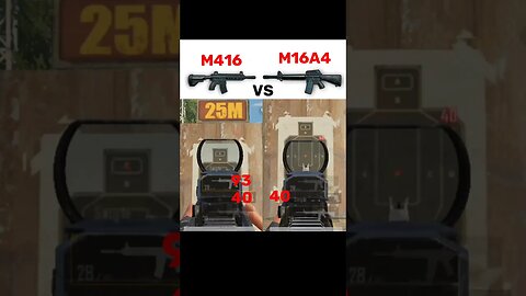 M416 vs M16A4 damage 😱 #pubg #pubgtipsandtricks