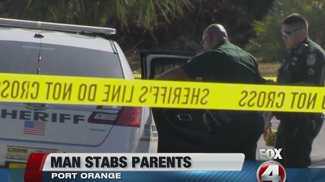 Florida man stabs elderly parents