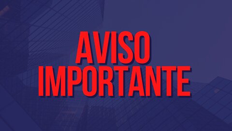 AVISO IMPORTANTE