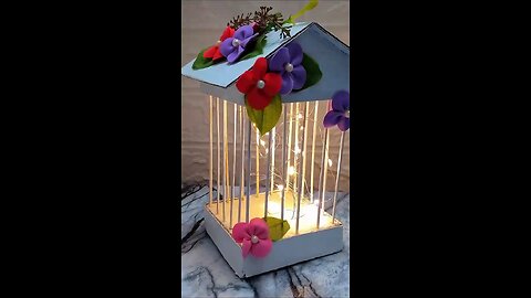 DIY Lamp ✨ #DIY #foryoupage #fypシ゚ #aesthetic #homedecor #craft #art #explore #cute #Love