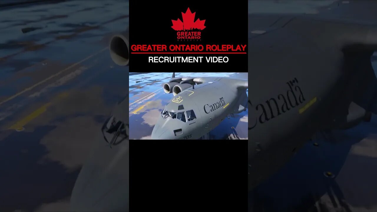 POV: You Join The Best Canadian Based #FiveM Server | Greater Ontario Roleplay Recruiting #shorts