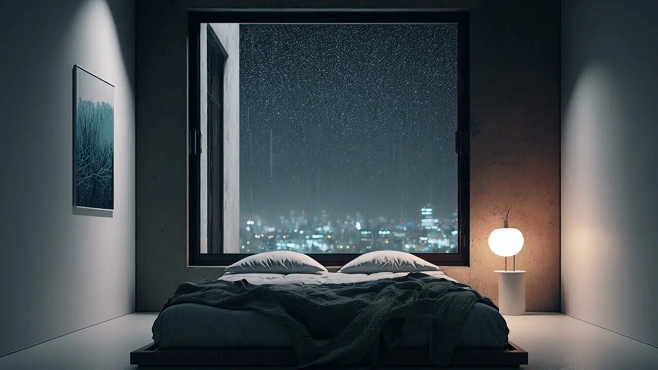 15 Minutes of Gentle Night Rain | Rain Sounds Reduce Anxiety, Sleep and Meditation