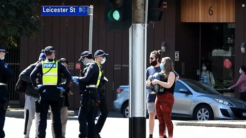 Dan's "SS" Detain Shoppers including underage teenage girl 23/09/21 Melbourne