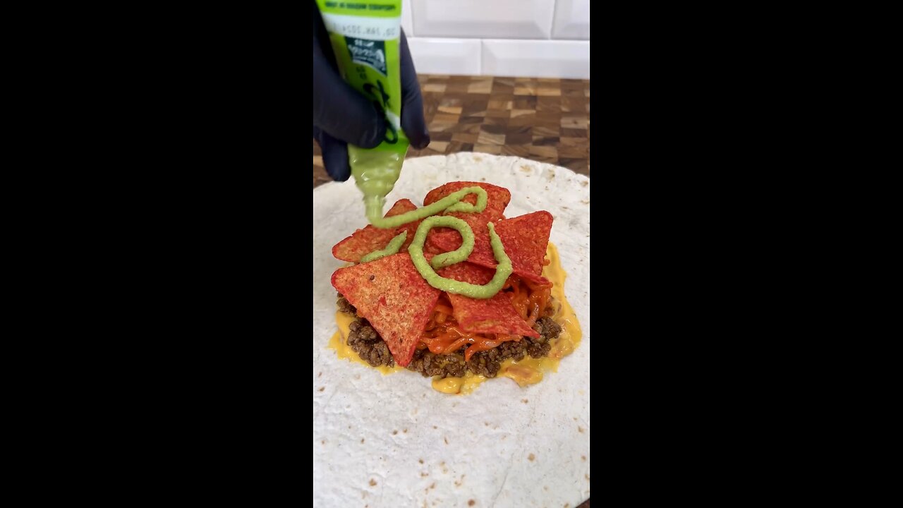 Spicy Beef Wrap Sandwich