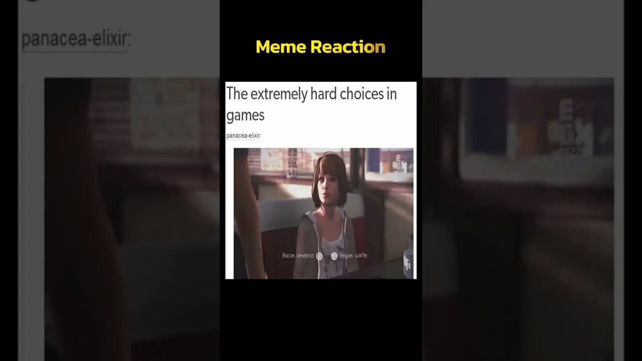 Choices Choices - Meme Reaction 22 #shorts #gamingmemes