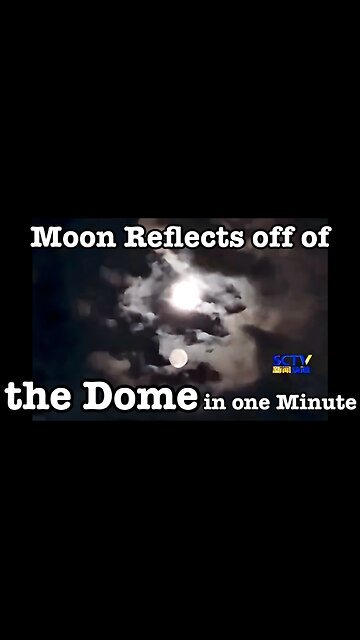 Moon Reflects off of Dome in one Minute