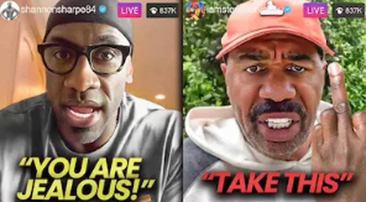 Shannon Sharpe CONFRONTS Steve Harvey For Trying To CANCEL His Podcast