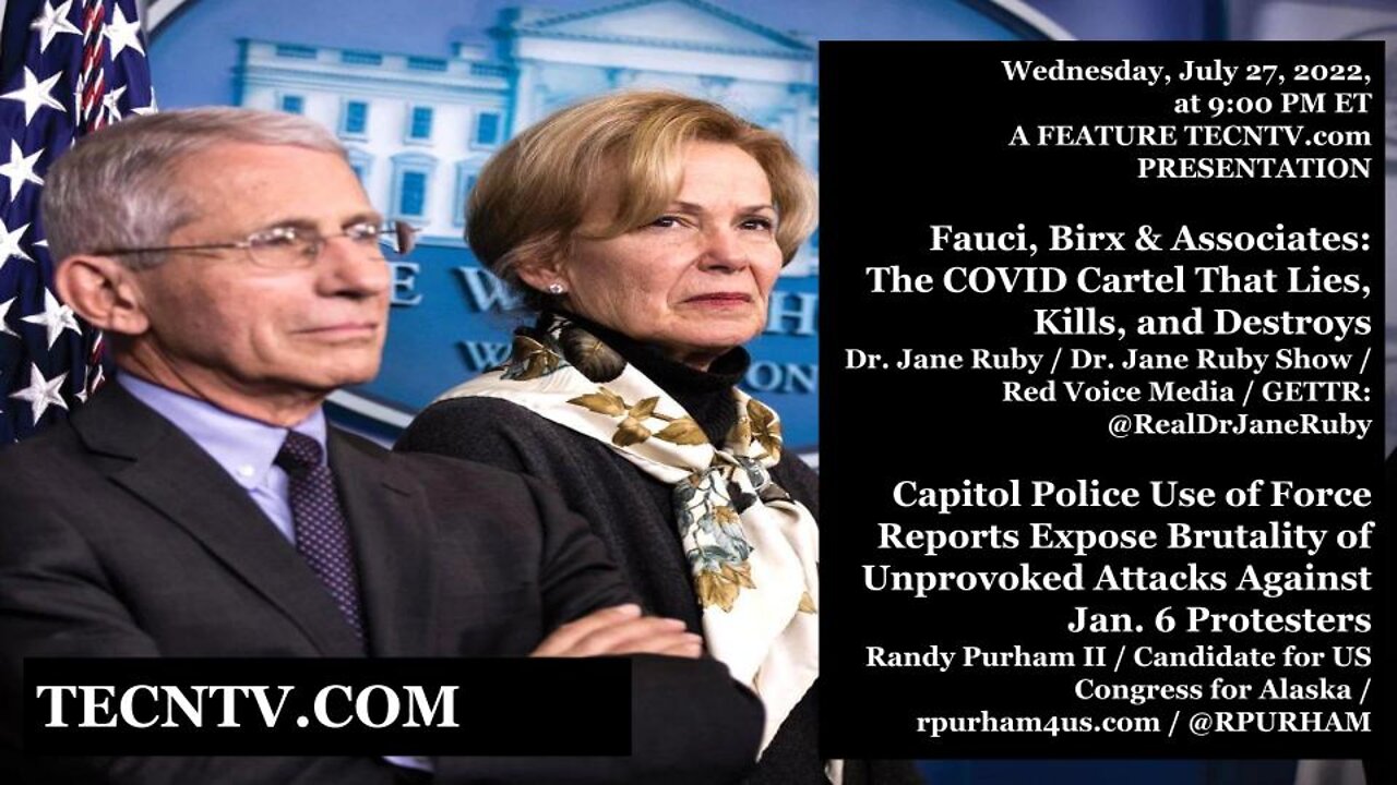 TECNTV.COM / Fauci, Birx & Associates: The COVID Cartel That Lies, Kills, and Destroys