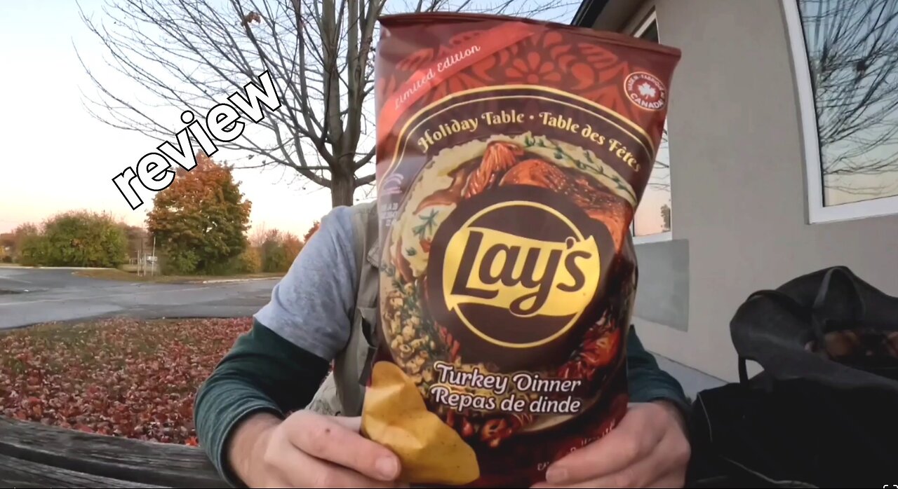 Lay's Limited Edition Turkey Dinner chips Review (only available in Canada)