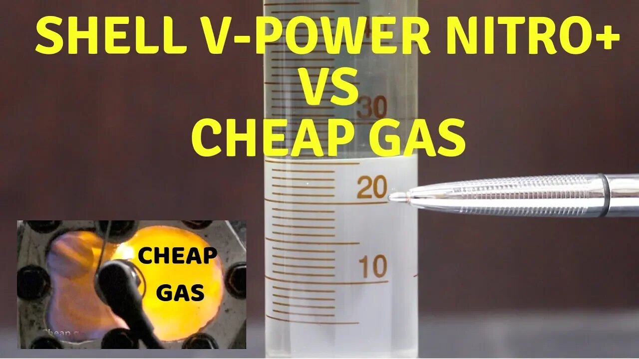 Shell V-Power NiTRO+ vs Cheap Gasoline. Is it better? Let's find out!