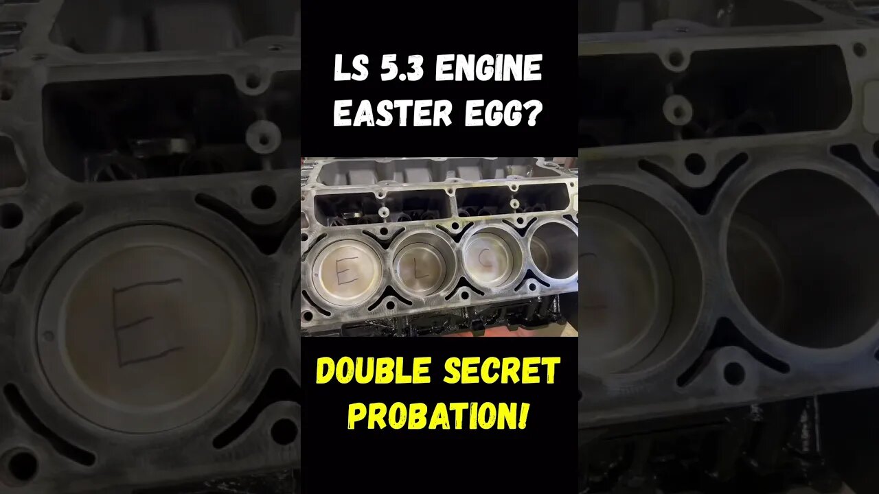 Easter Egg 🔥🔥🔥🏁🏁🏁Custom 5.3L LS Engine Build! Must Watch! Did You See It? #shorts