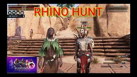 Conan Exiles Rhino and thrall hunt Busty Boobs #Boosteroid #conanexiles