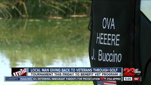 Local Man Hosting Golf Tournament to Give Back to Veterans