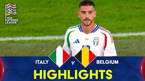 Italy vs Belgium _ Highlights _ UEFA Nations League _ 11th October 2024