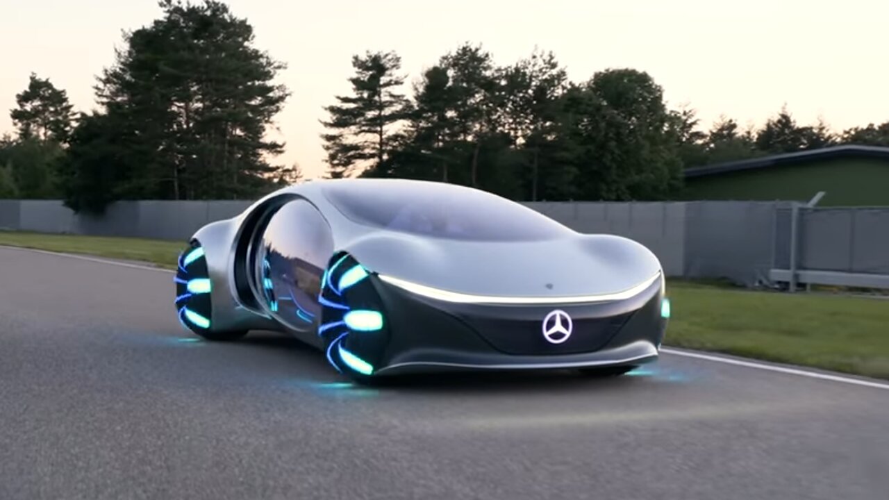 Futuristic Mercedes Drives Sideways - AVTR