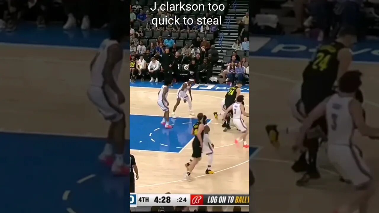 #jordanclarkson #too#quick #to#steal#the#ball#nba #basketball #league #pass #update #2023