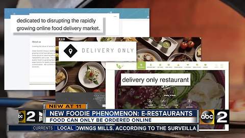 New foodie phenomenon: E-Restaurants