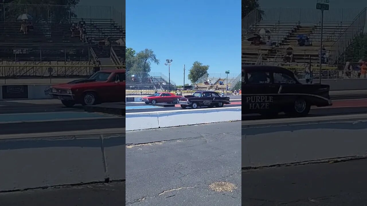 Purple Haze 56 Chevy vs 67 Chevelle 10.20 INDEX class full race