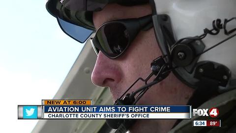 Aviation unit aims to fight crime