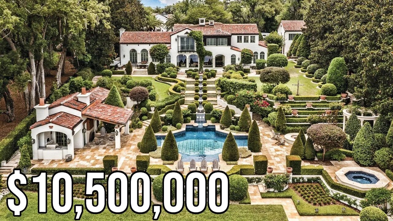 $10.5 Million La Villa Toscana | Mansion Tour