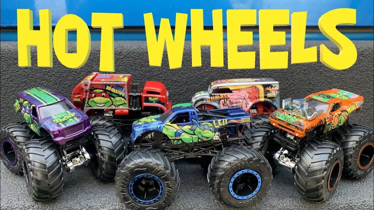 Teenage Mutant Ninja Turtles Monster Trucks - HOT WHEELS