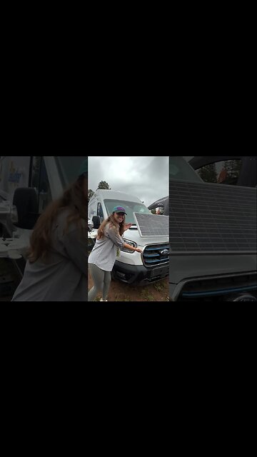 EVERYTHING Is VACUUM MOUNTED! SeaSucker E-Transit Camper Van Build At 2023 Overland Expo West