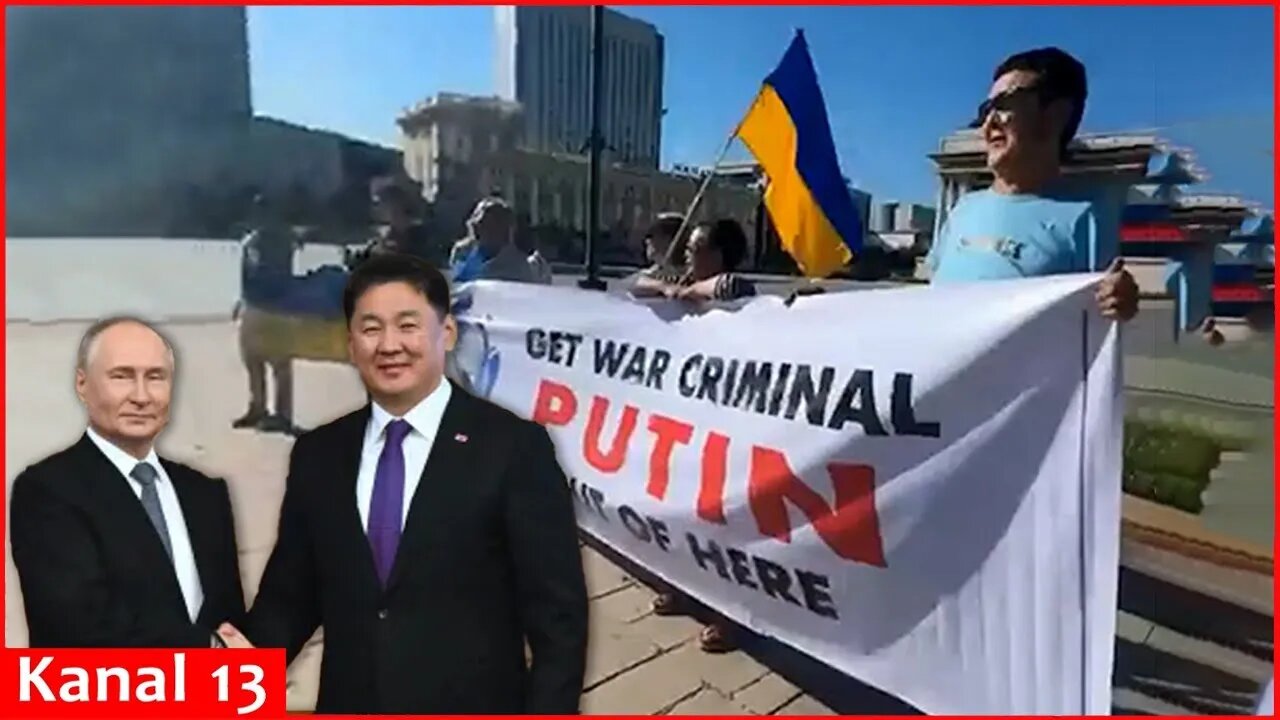 “Get away, war criminal Putin” - Protest staged in Mongolia amid ICC arrest warrant