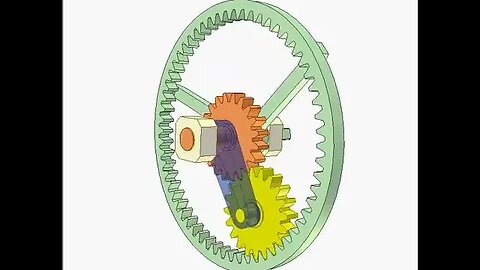 2936 3 gear planetary mechanism A2