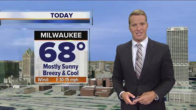 Sunny but cool Friday ahead