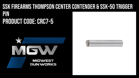 SSK Firearms Thompson Center Contender & SSK-50 Trigger Pin - CRC7-5