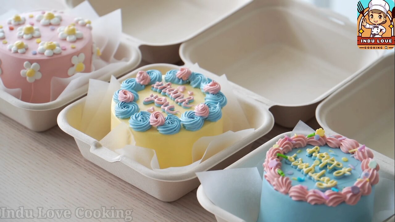 Mini Lunch Box Cakes. Egg good Cake_Health & Fitness yummy. @Indulovecooking