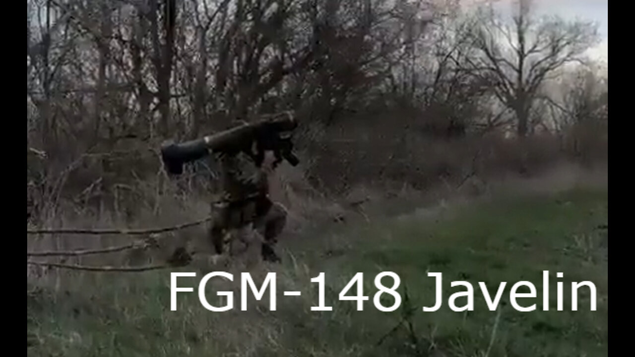 Ukrainian War: Combat Footage of a Javelin in Action