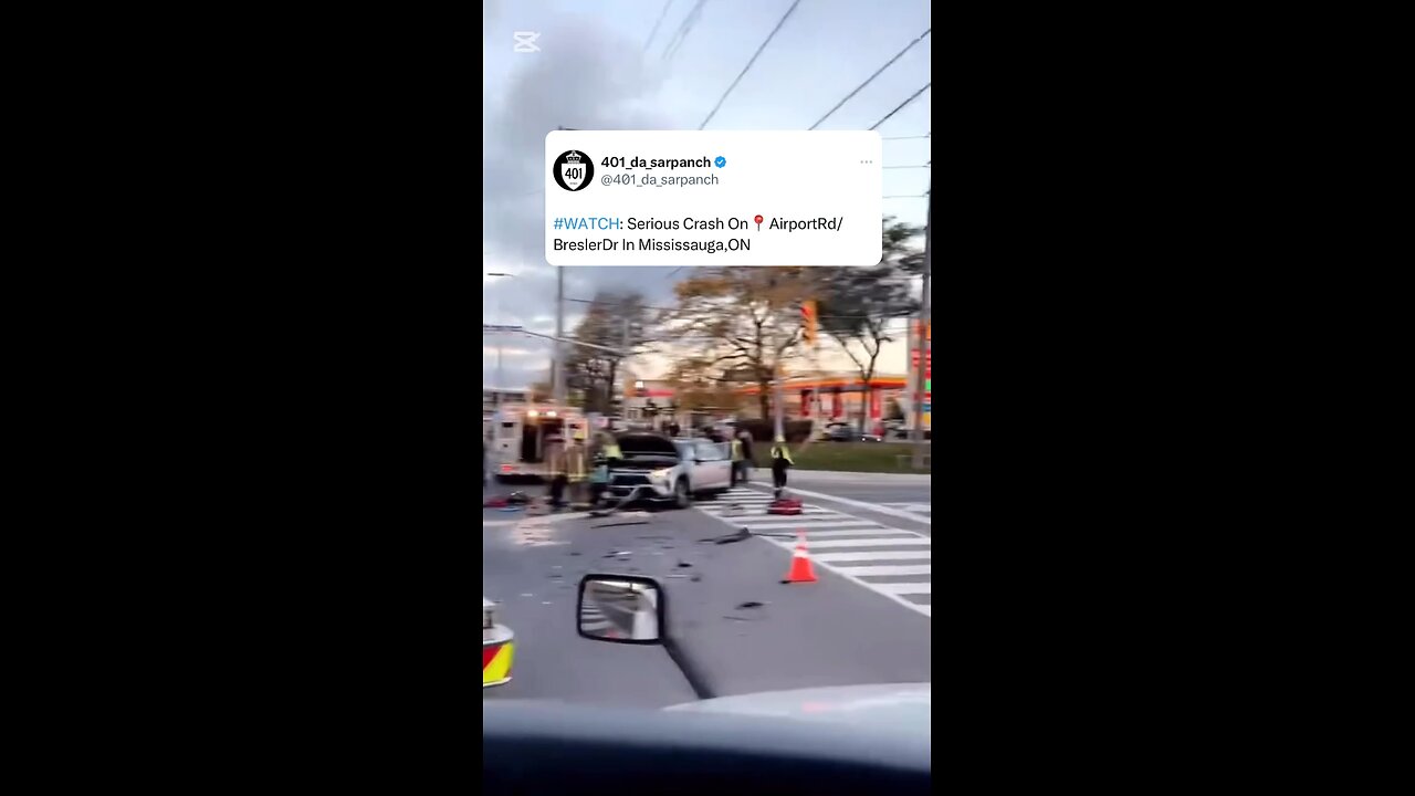 Serious Crash In Mississauga Ontario