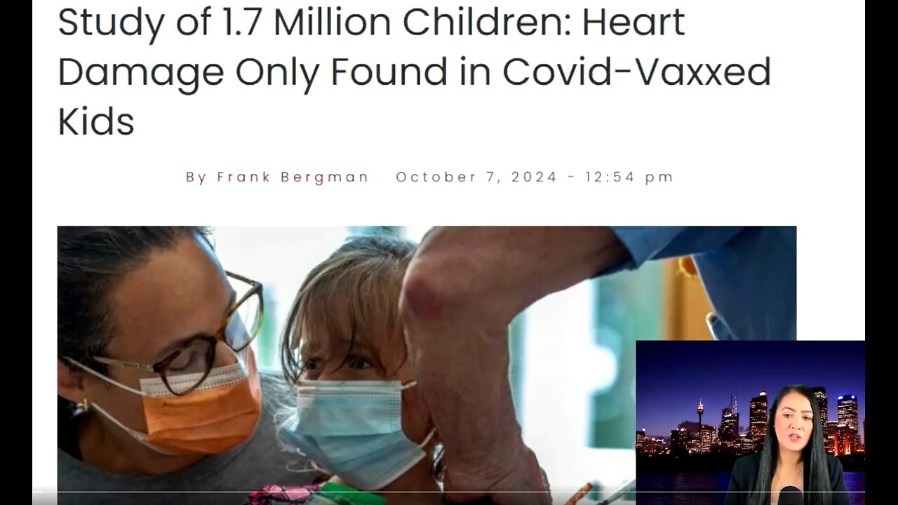 Massive Study Confirms myocarditis & pericarditis Only Occurs in C-19 Vaxxed Kids